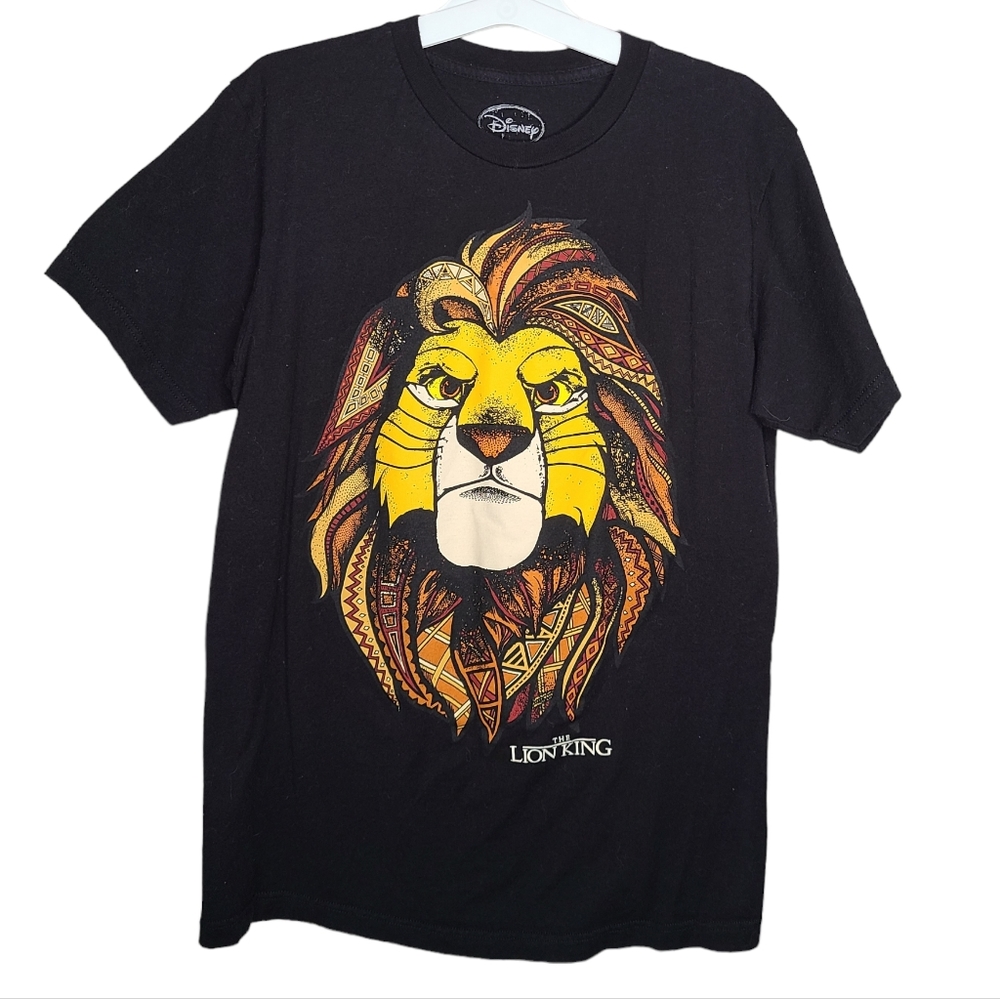 Disney The Lion King Mufasa Black Tshirt Size Medium